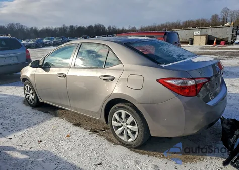 2016 Toyota Corolla L из США, поврежденный, VIN 2T1BURHE6GC734174